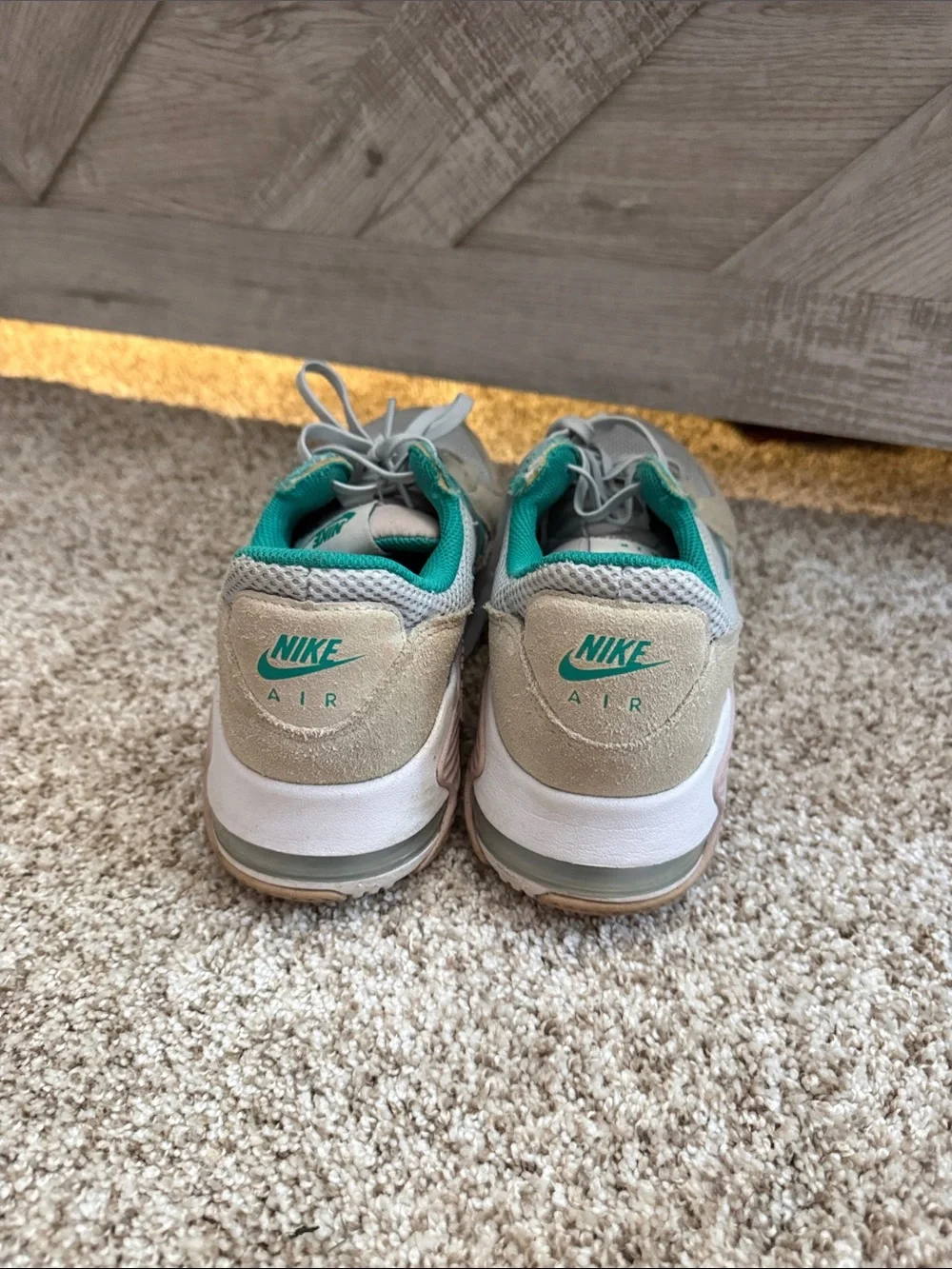 Nike Women’s Air Max Sneakers in Teal and Beige